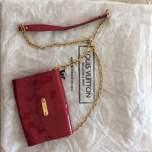 Never Used Red Louis Vuitton Cross Body Purse